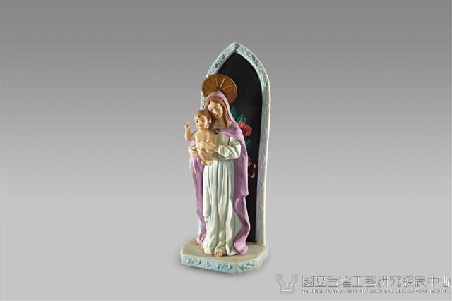 聖母透光鏡面夜燈藏品圖，第1張